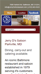 Mobile Screenshot of jerrydsrestaurant.com